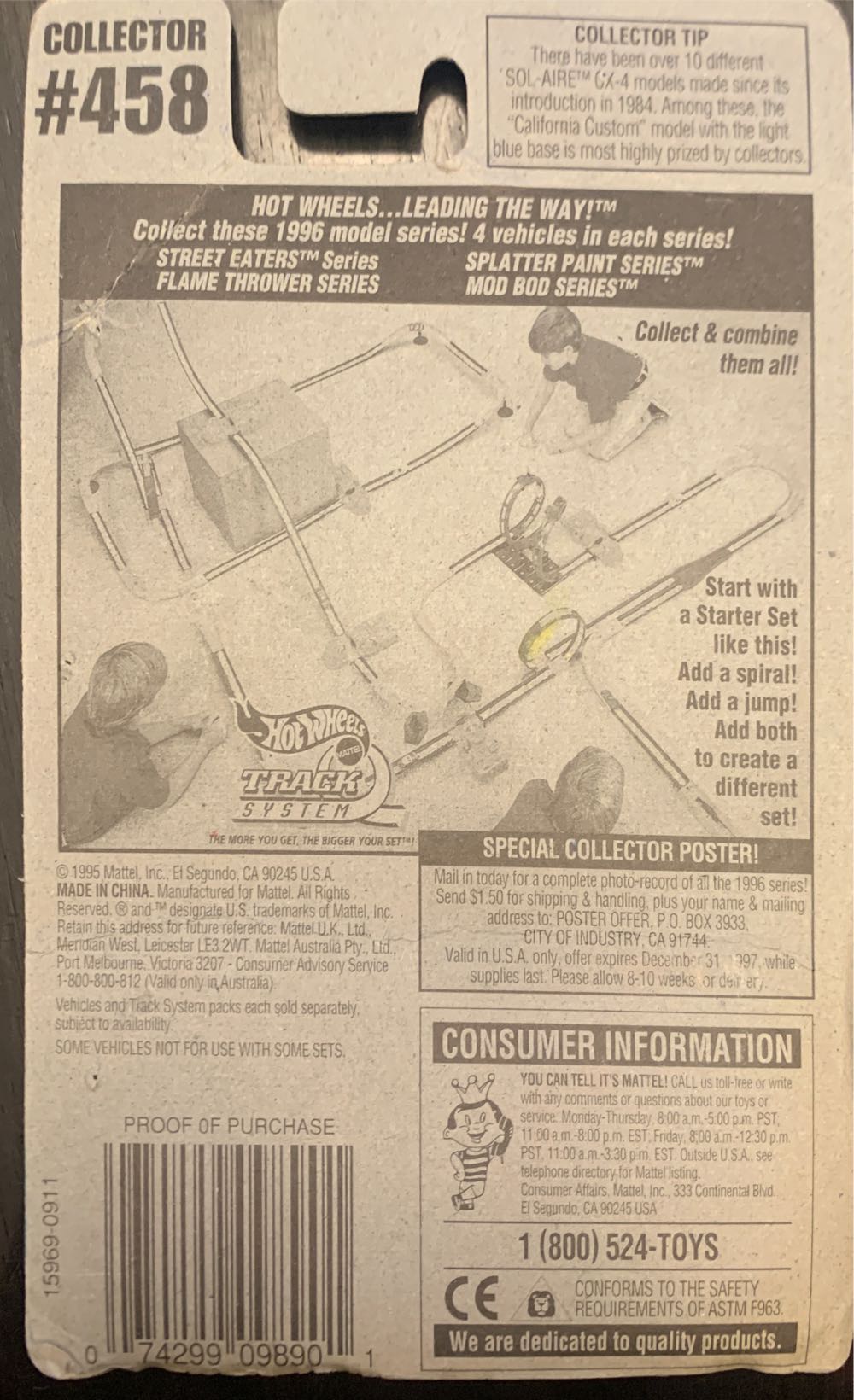 Speed Shark #458 - Mainline toy car collectible - Main Image 3