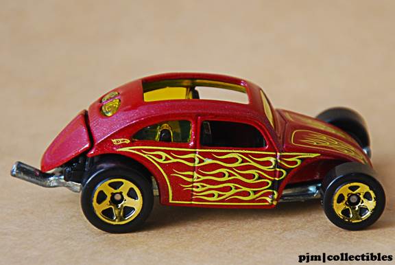 Custom Volskwagon Beetle - Heat Fleet 11 toy car collectible - Main Image 2