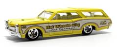 1966 Pontiac GTO Wagon - Custom - HW City Work toy car collectible - Main Image 2
