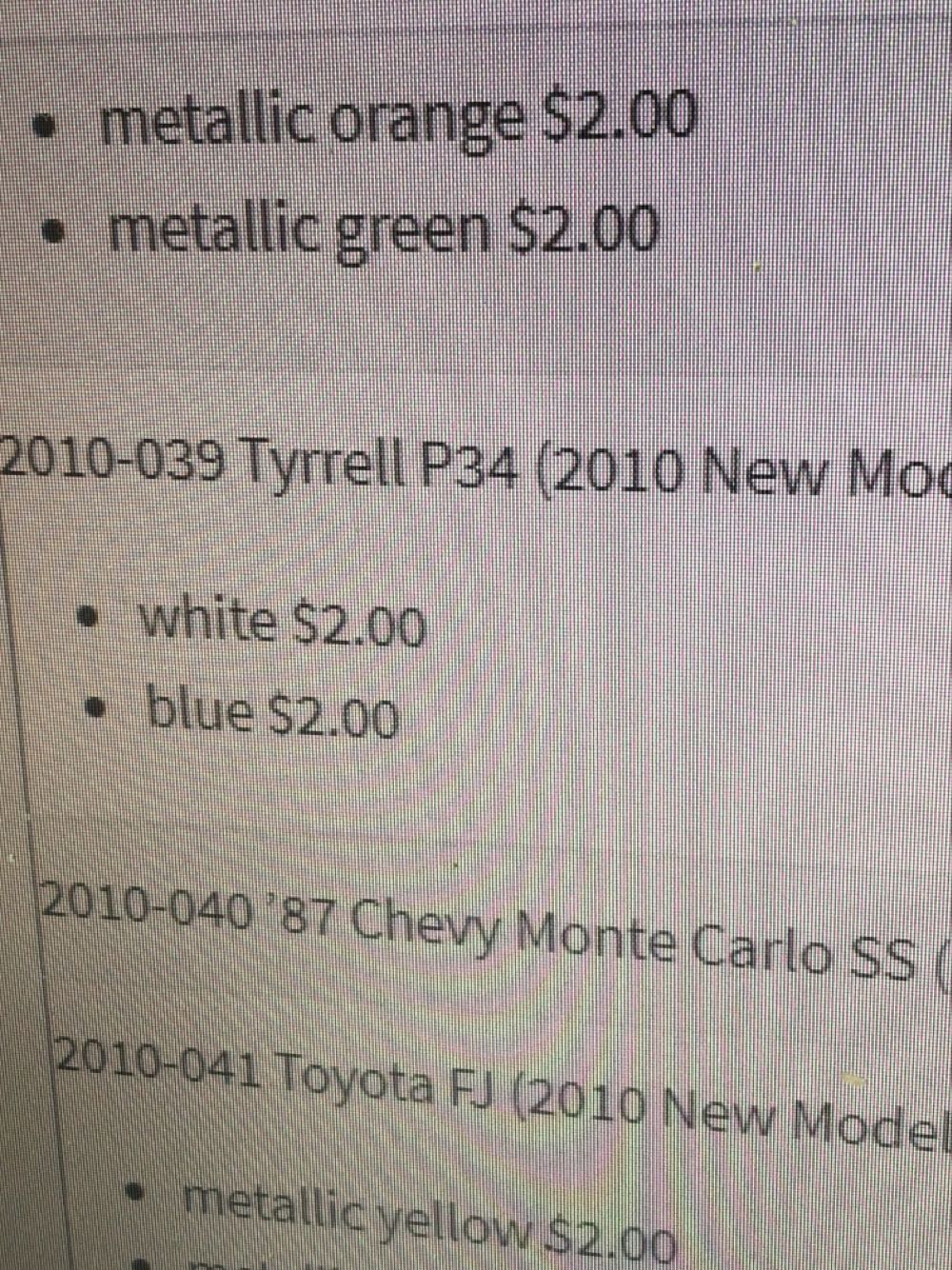 Tyrrell P34 - New Models 2010 toy car collectible - Main Image 3