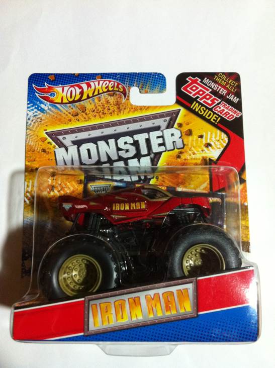 Iron Man - Monster Jam toy car collectible - Main Image 1