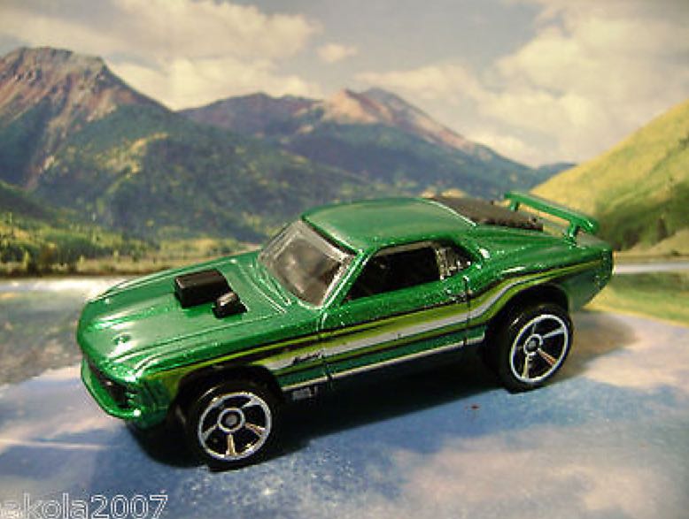 ’70 Ford Mustang Mach 1 - Hw City -2014 Mustang 50 toy car collectible - Main Image 2