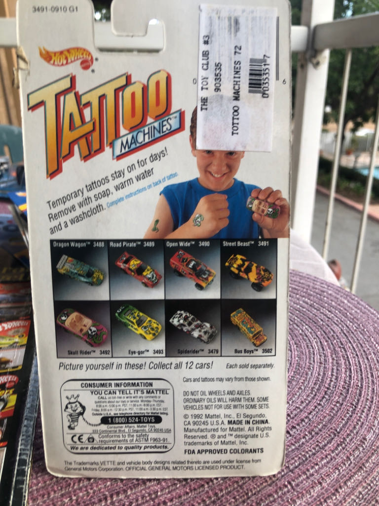 Street Beast - Tattoo Machines toy car collectible - Main Image 2