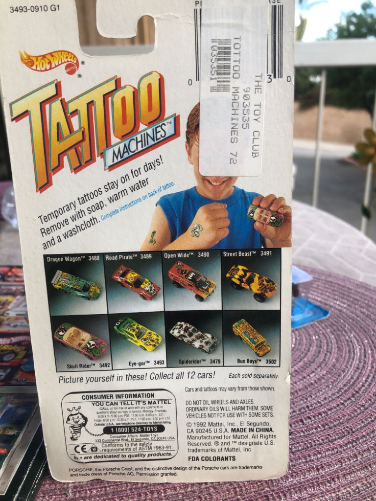 Tattoo Machines Eye-Gor - TATTO MACHINES toy car collectible - Main Image 2