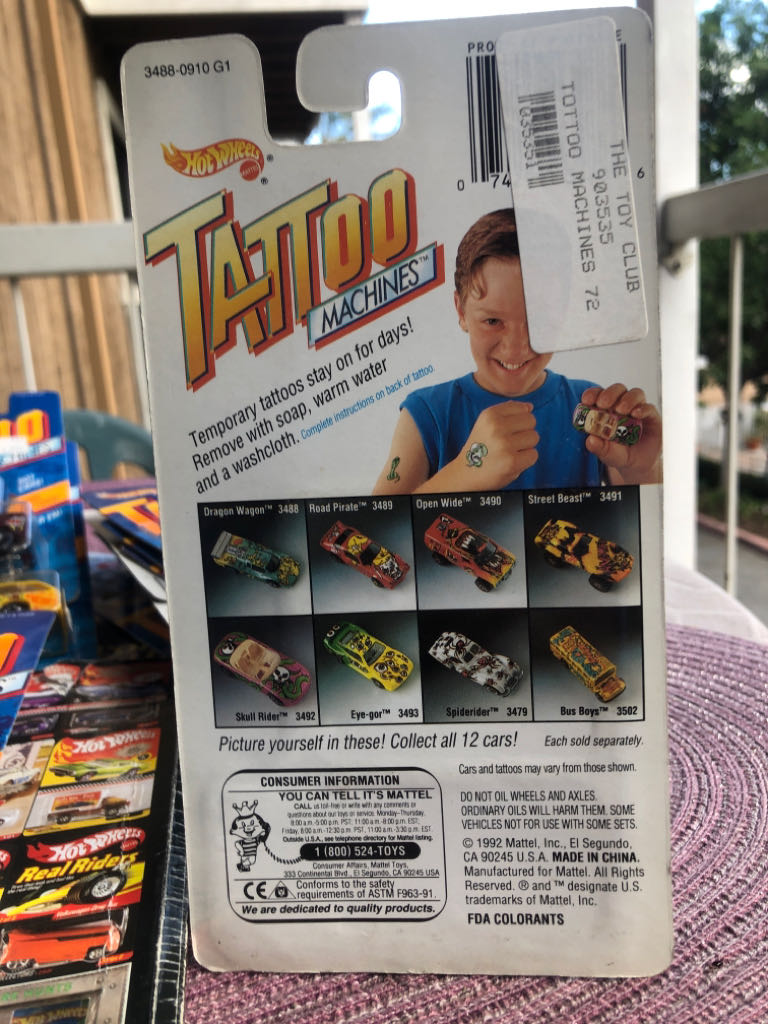 Tattoo Machines Dragon Wagon - Tattoo Machines toy car collectible - Main Image 2