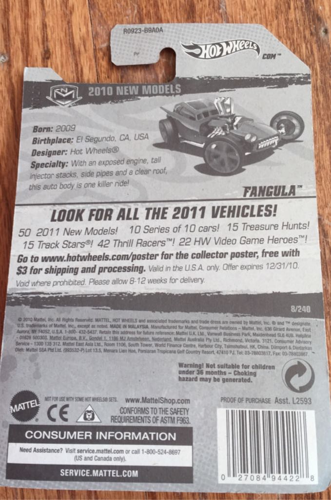 Fangula - 2010 New Models toy car collectible - Main Image 2