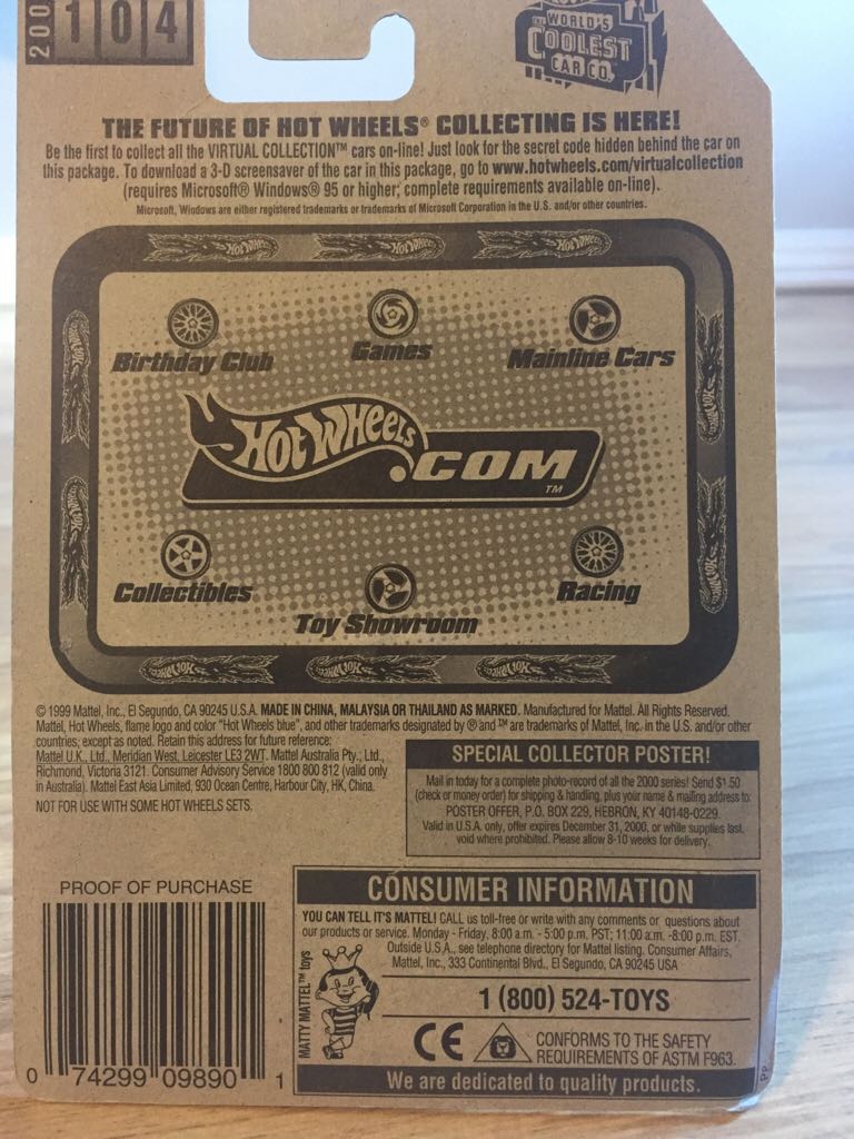 Speed-A-Saurus - 1995 Model Series toy car collectible - Main Image 2