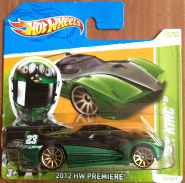 “Spin King”, MF Green, #23 - Hot Wheels: 2012 New Models toy car collectible - Main Image 2