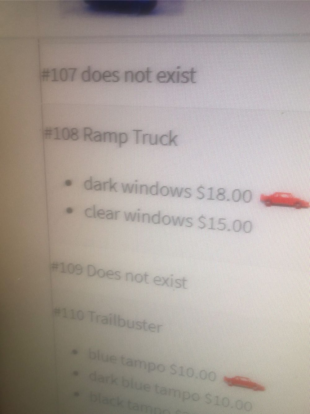 Ramp Truck - Blue Card toy car collectible - Main Image 2