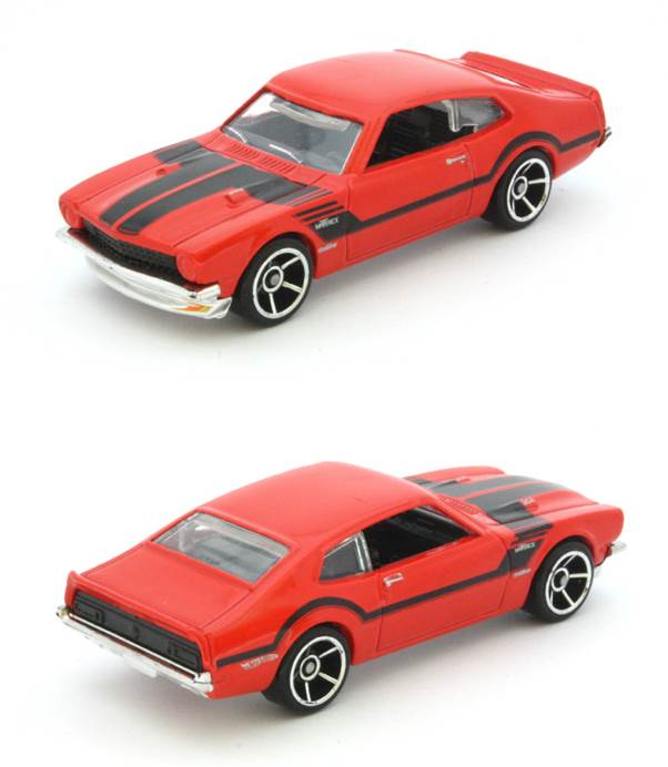 1971 Maverick Grabber Red - Street Beasts toy car collectible - Main Image 2