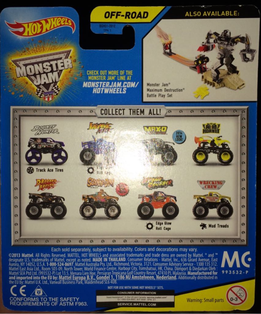 Jurassic Attack - Monster Jam toy car collectible - Main Image 2