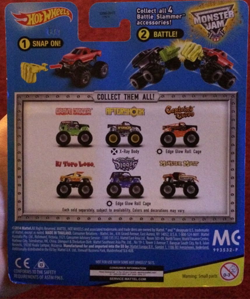 Aftershock - Monster Jam toy car collectible - Main Image 2