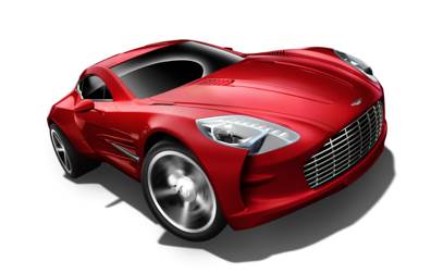 Aston Martin One-77 - HW All Stars ’12 toy car collectible - Main Image 2