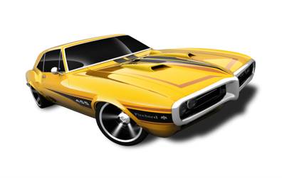 ’67 Pontiac Firebird 400 - Muscle Mania - GM 12 toy car collectible - Main Image 2