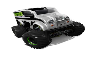 Monster Dairy Delivery - HW Art Cars toy car collectible - Main Image 2