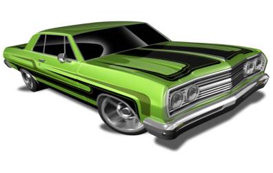 ’65 Chevy Malibu - Treasure Hunts 12 toy car collectible - Main Image 2