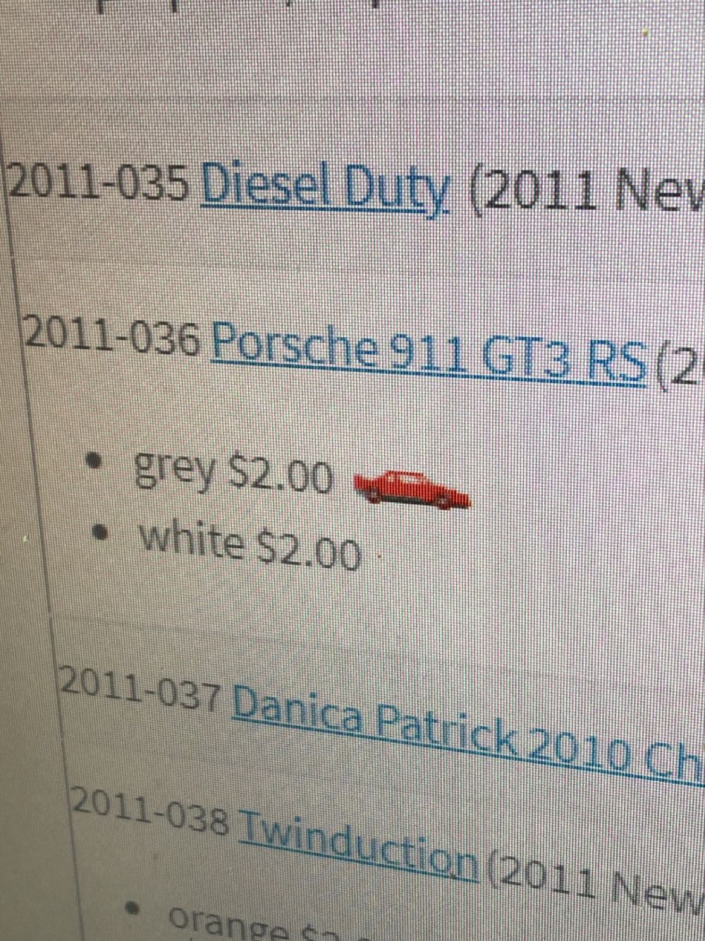 Porsche 911 Gt3 Rs - 2011 New Models toy car collectible - Main Image 3