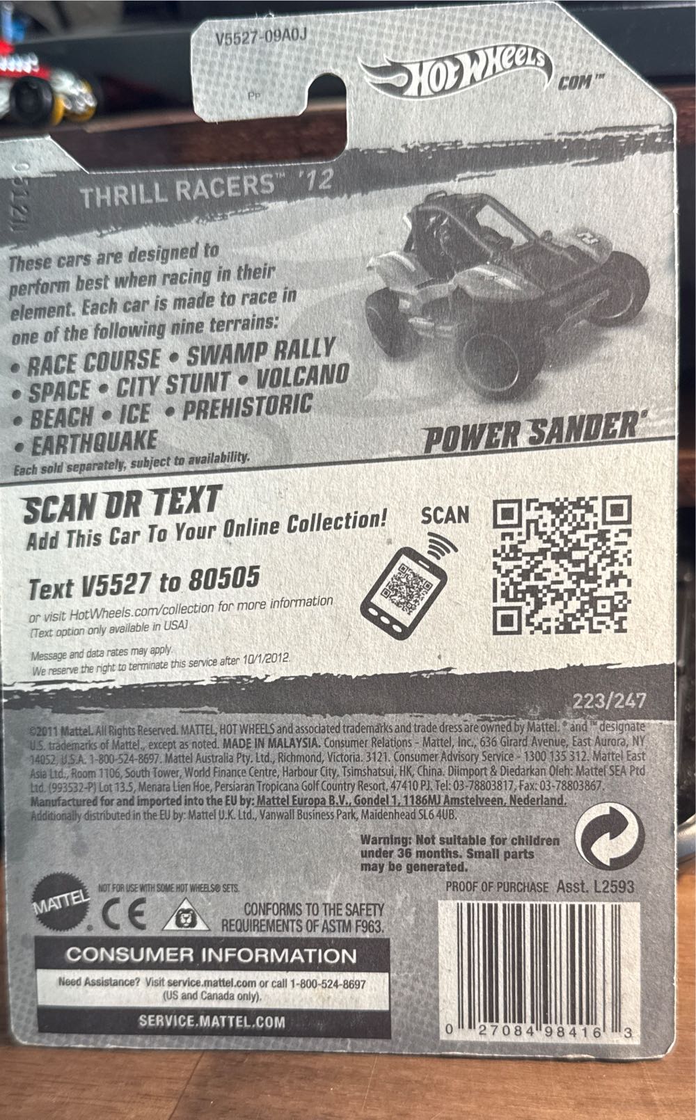 Thrill Racers- Earthquake ‘12 - #3 Thrill Racers toy car collectible - Main Image 3