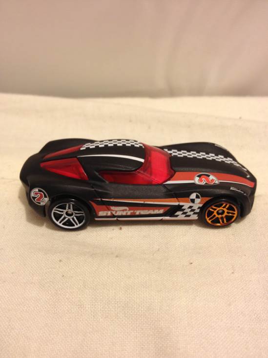 ’09 Corvette Stingray Concept Error  - Thrill Racers - City Stunt ’12 toy car collectible - Main Image 2