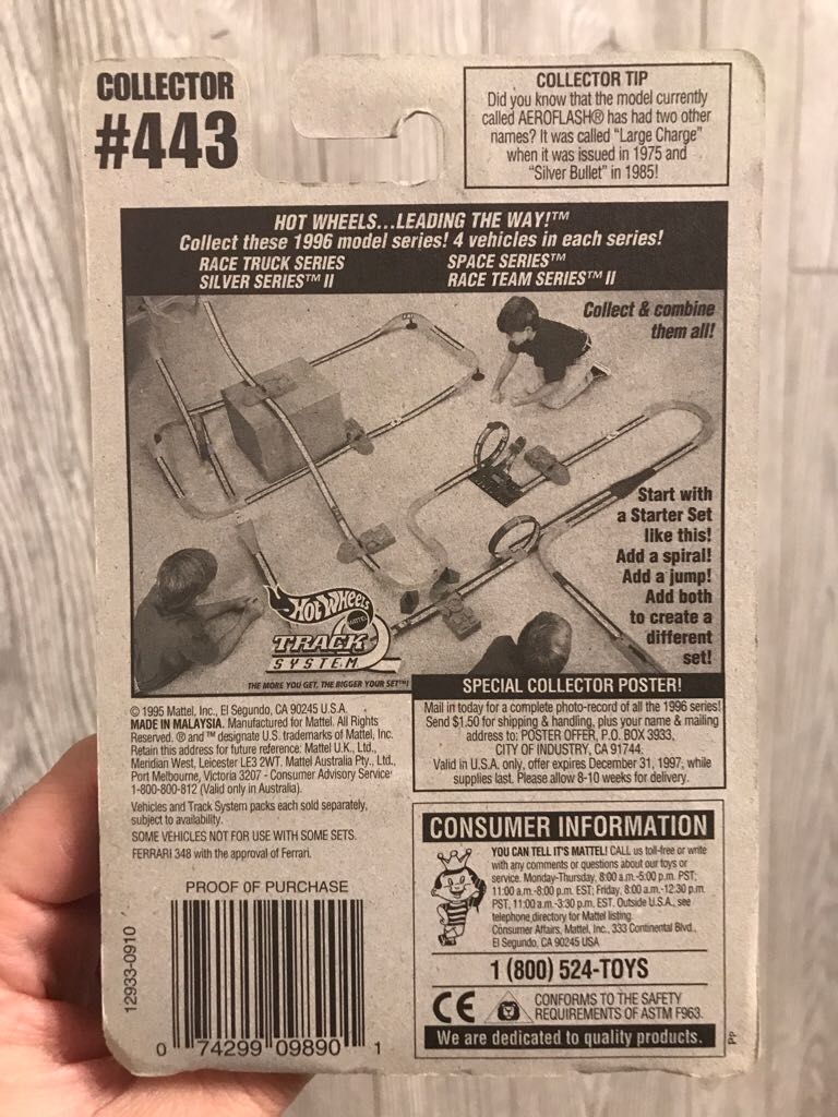 Ferrari 348 - Black - 1996 Mainline Cars toy car collectible - Main Image 2