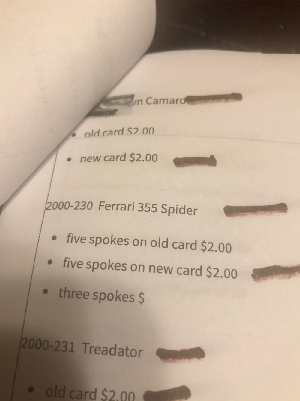 Ferrari F355 Spider - 2000 Mainline toy car collectible - Main Image 3