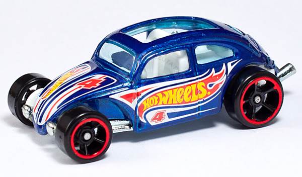 Custom Volkswagen ‘66 Beetle - Heat Fleet ’11 toy car collectible - Main Image 2