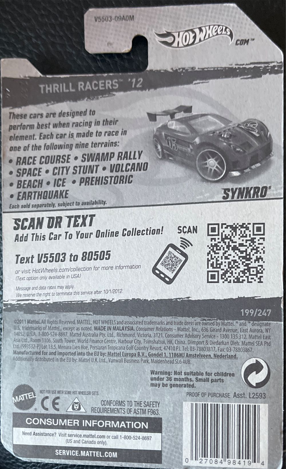 Thrill Racers - City Stunts ‘12 - Thrill Racers toy car collectible - Main Image 2