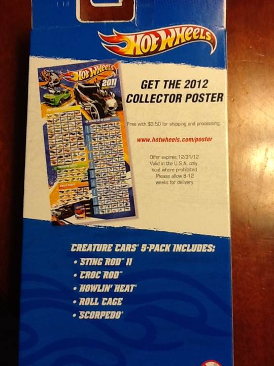 Creature Cars 5 Pack  - Creature Cars toy car collectible - Main Image 2