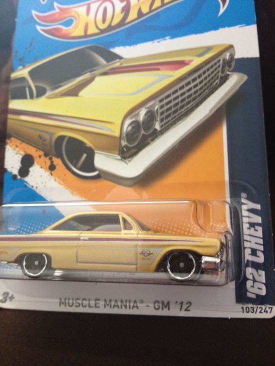 ’62 Chevy - Muscle Mania - GM ’12 toy car collectible - Main Image 2