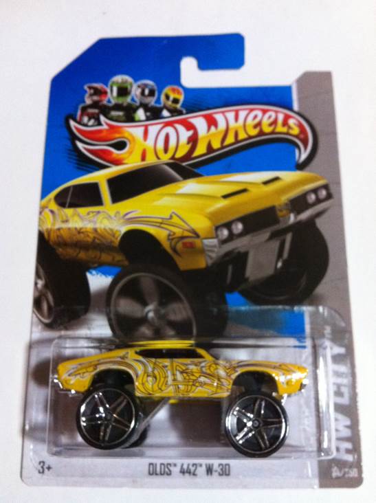 Olds 442 W-30 - HW City Graffiti Riders toy car collectible - Main Image 1