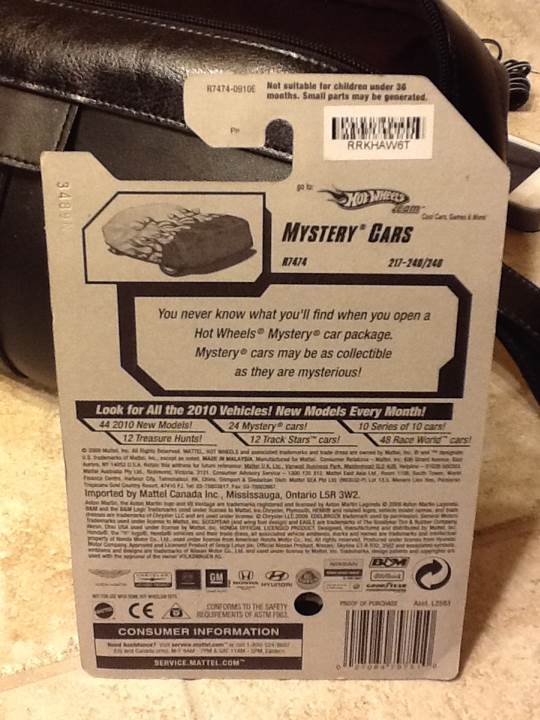 Mystery - 2009 Mystery Cars toy car collectible - Main Image 2