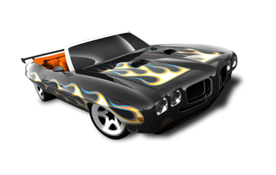 ’70 Pontiac Gto - HW Showroom - Heat Fleet toy car collectible - Main Image 2