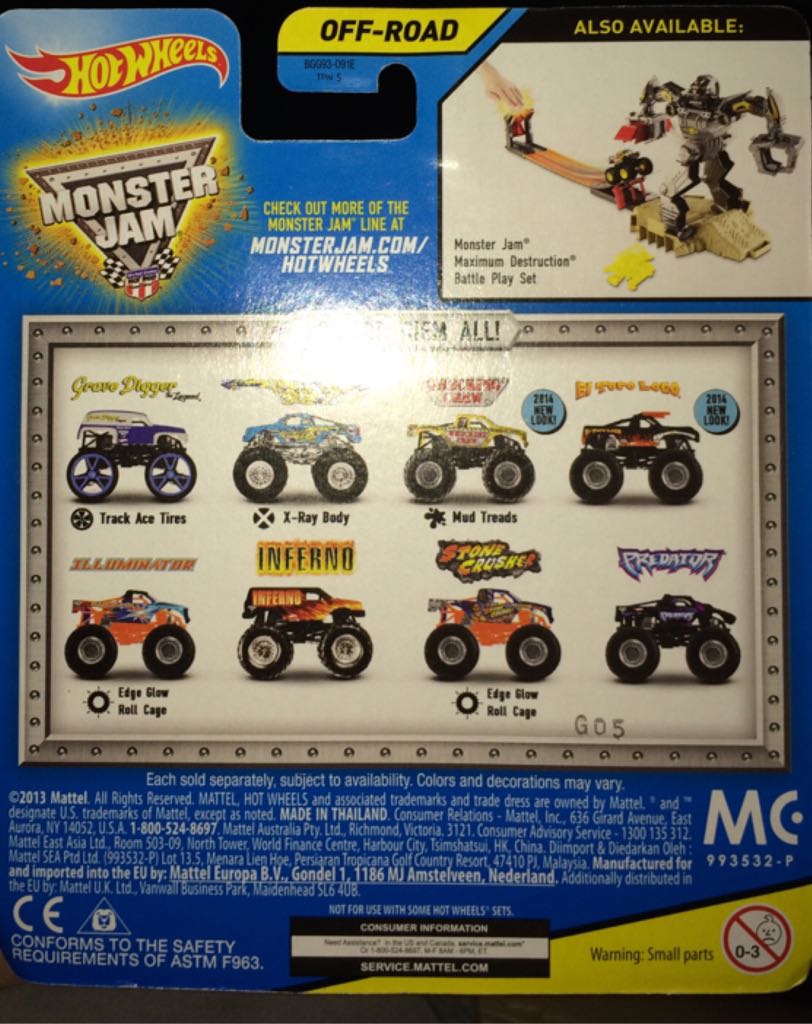 Wrecking Crew - Off Road toy car collectible - Main Image 2