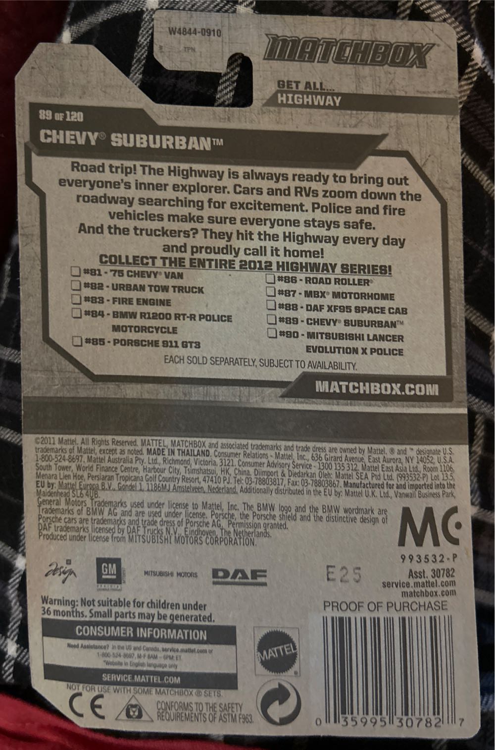 Matchbox Chevy Suburban - MBX Highway toy car collectible - Main Image 3