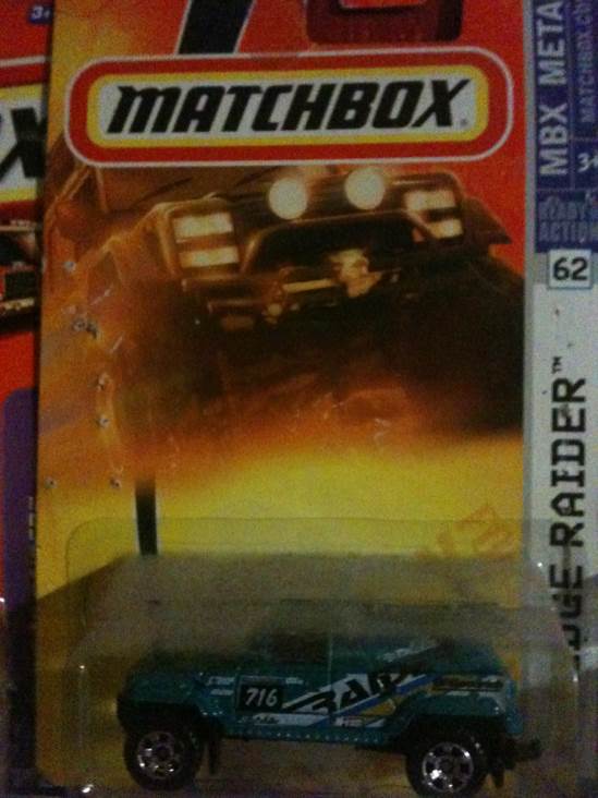 Matchbox Ridge Raider - MBX Desert toy car collectible - Main Image 1