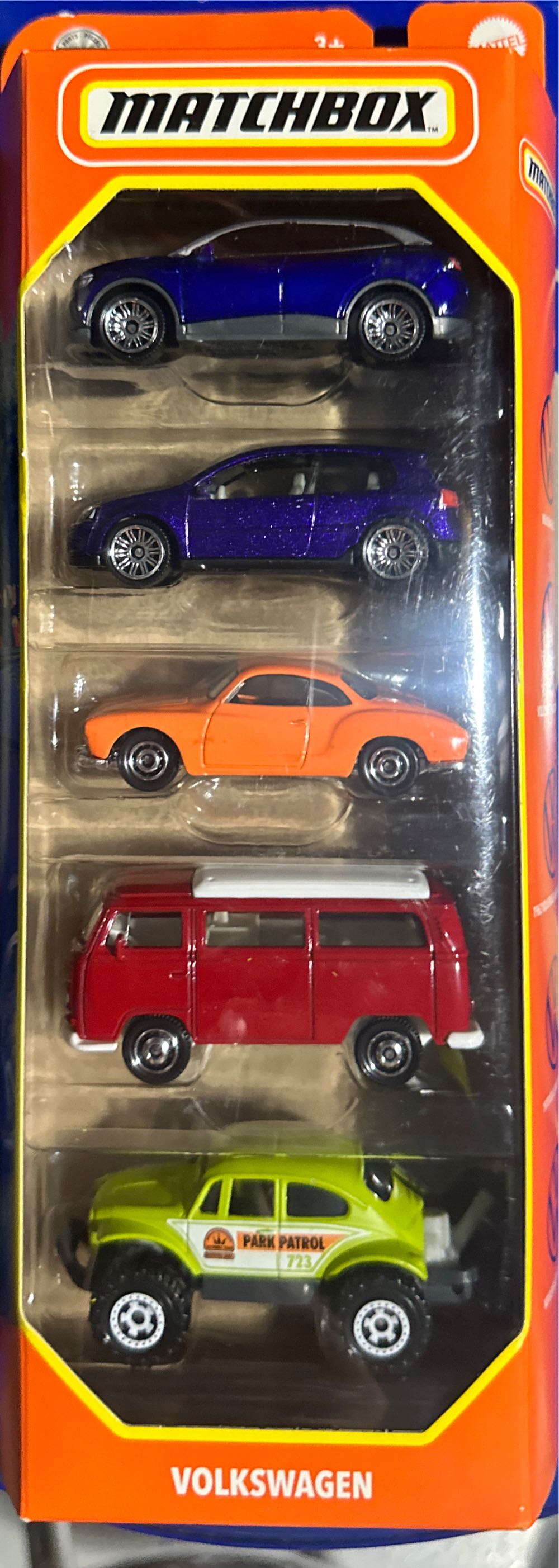 5-pack Volkswagen  toy car collectible - Main Image 2
