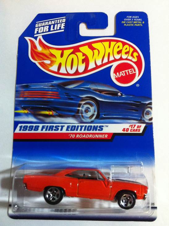 ’70 Roadrunner - 1998 First Editions toy car collectible - Main Image 1