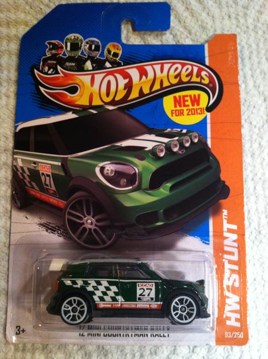 Mini Countryman Rally 12 - HW Stunt Road Rally toy car collectible - Main Image 1