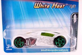 Phantom Racer - White Heat Series toy car collectible - Main Image 1
