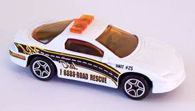 Matchbox Camaro Police Car - At Your Service toy car collectible - Main Image 2