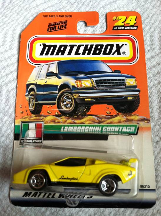 Matchbox Lamborghini Countach - Series 5 toy car collectible - Main Image 1