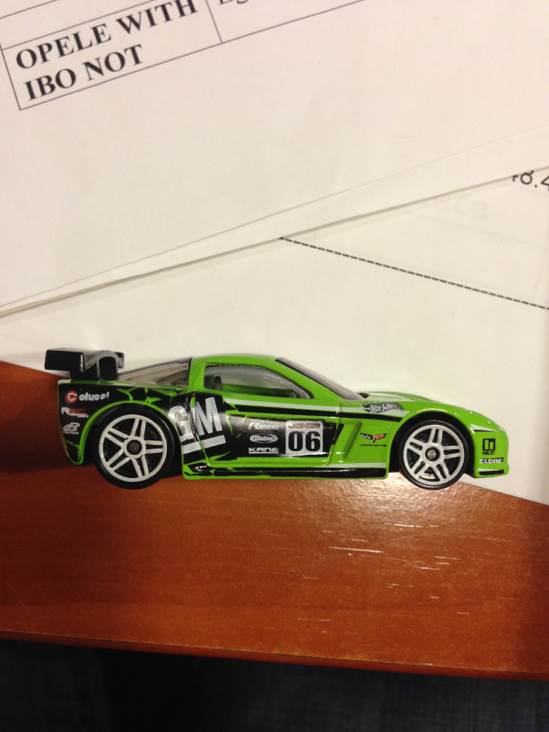 Corvette C6R Lime Green - Corvette 5-Pack toy car collectible - Main Image 2