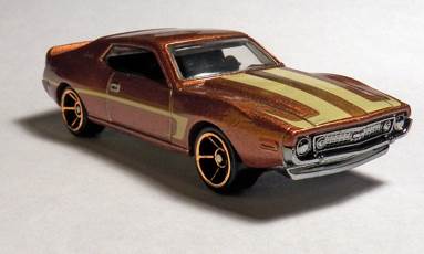 AMC Javelin AMX Copper T9849-09A0M - 2011 HW Faster Than Ever toy car collectible - Main Image 2
