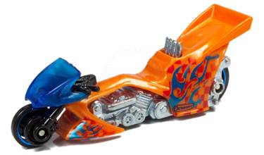 Fright Bike - HW Drag Racers ’11 toy car collectible - Main Image 2