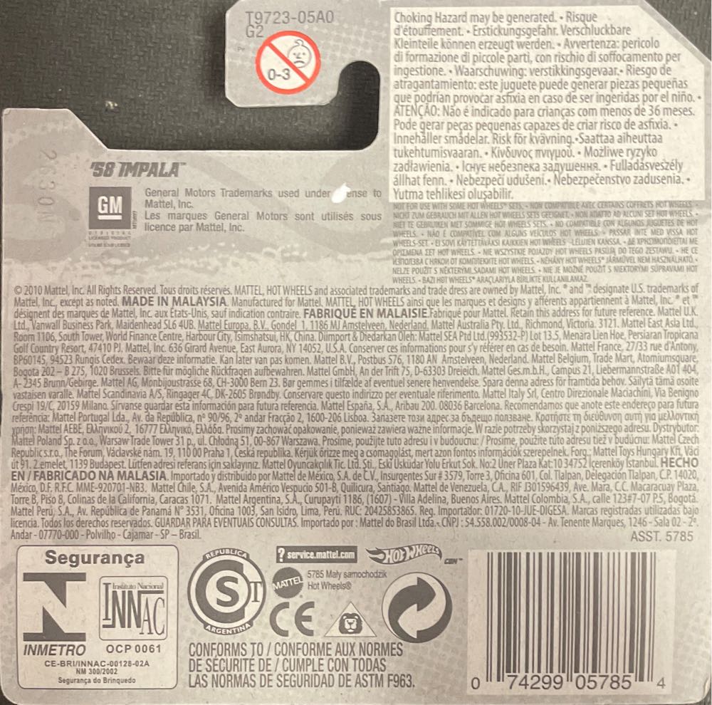 1958 Chevrolet Impala - Super Treasure Hunt toy car collectible - Main Image 2