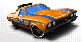 ’68 El Camino - Thrill Racers - Beach ’12 toy car collectible - Main Image 2