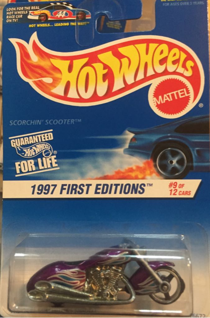 Scorchin Scooter - 1997 First Editions toy car collectible - Main Image 2