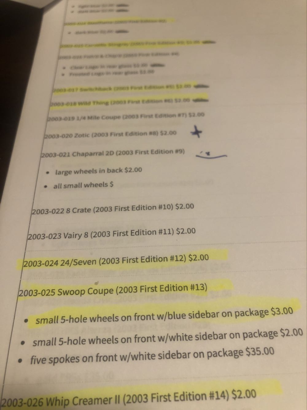 Swoop Coupe - 2003 First Editions toy car collectible - Main Image 3