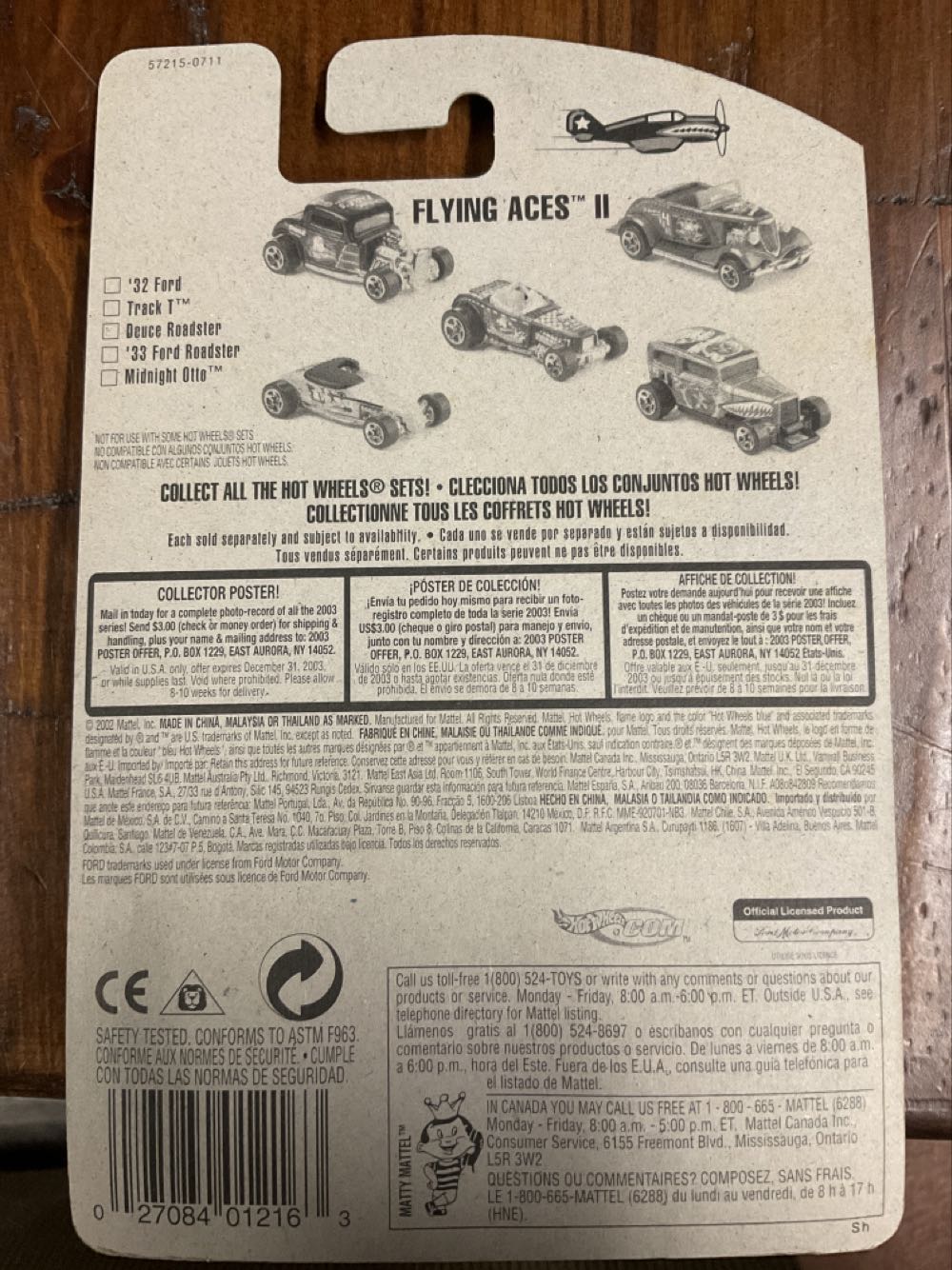 ‘33 Ford Roadster - Flying Aces ll toy car collectible - Main Image 3