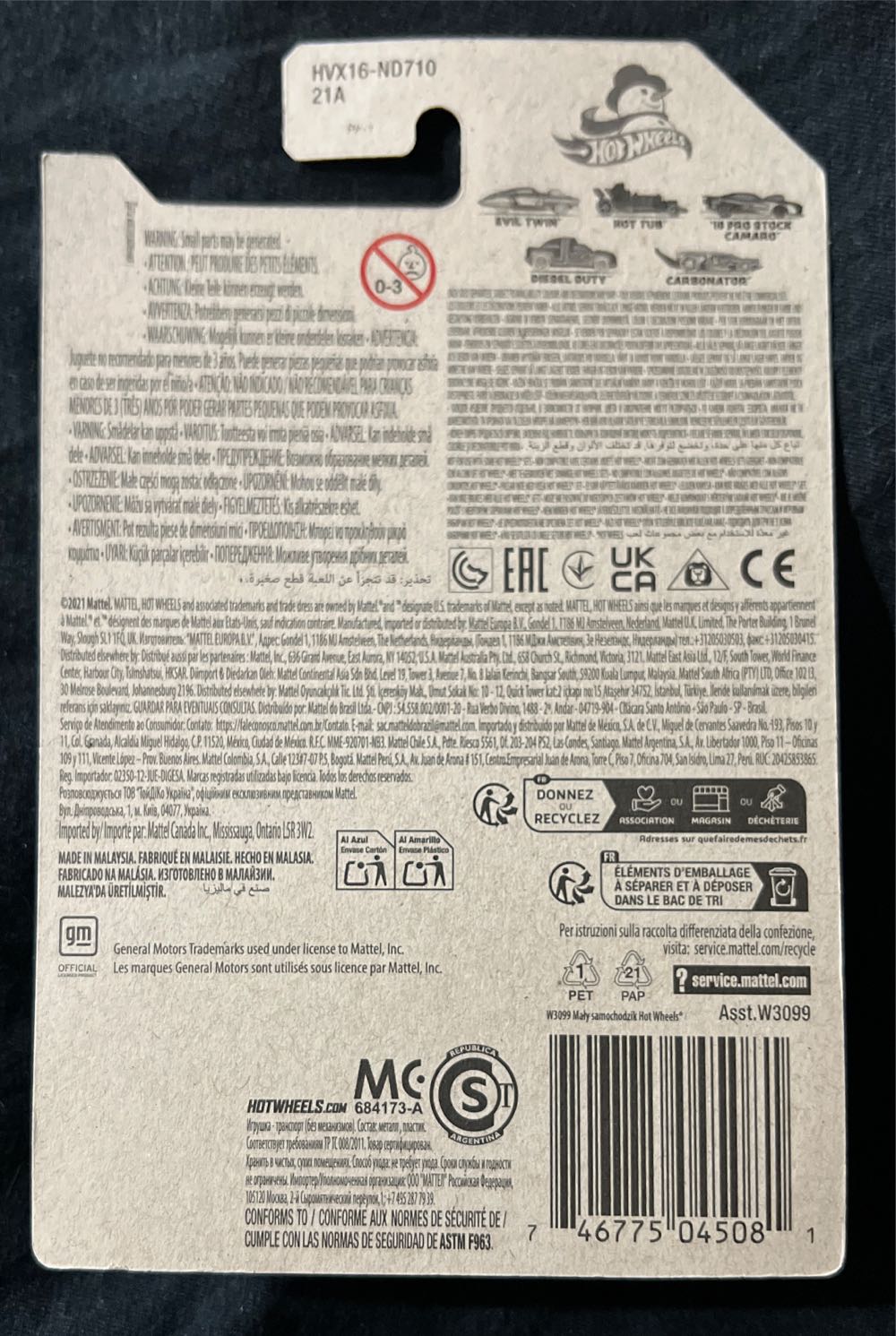 Evil Twin - 2024-HW WINTER toy car collectible - Main Image 2